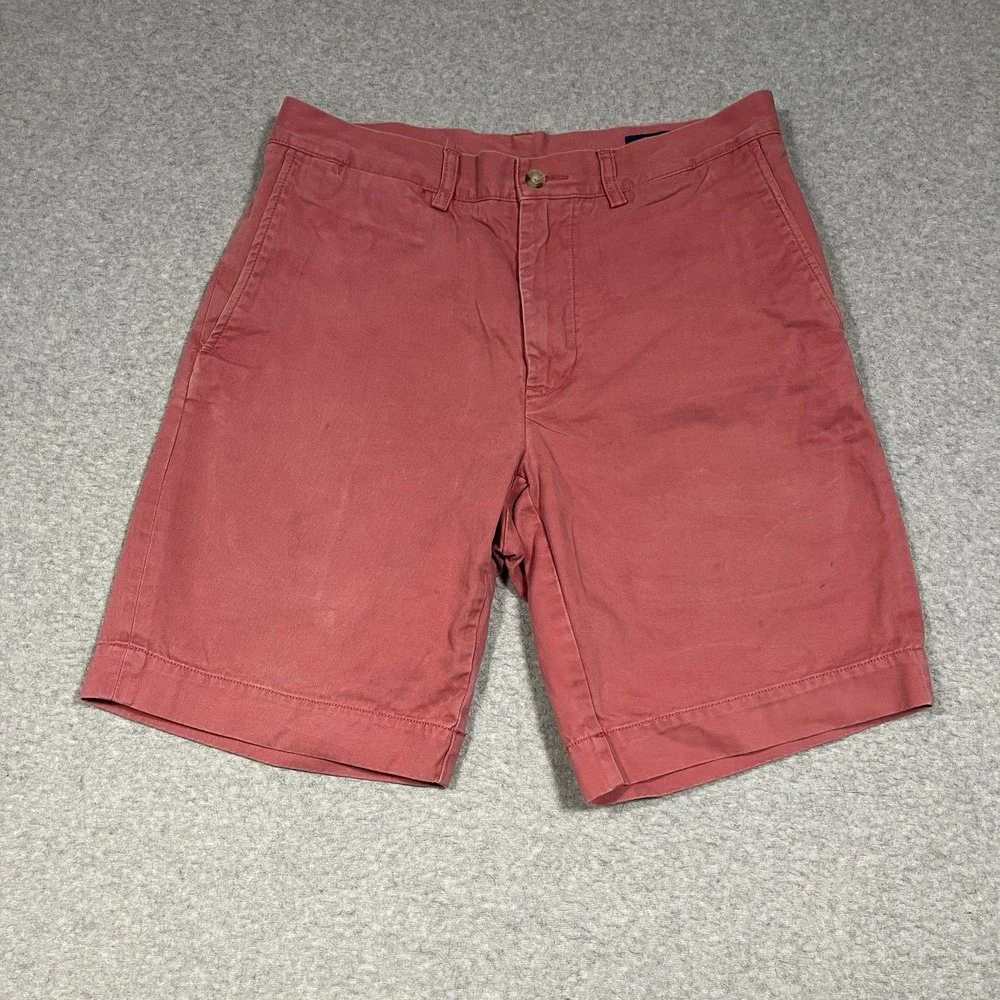 Polo Ralph Lauren Shorts Mens 29 (Fit 30) Pink Chino Flat Front 8